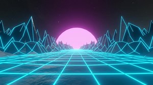80s Retro Synthwave 3d Animation Stock Footage Video (100% Royalty-free) 1092330961 | Shutterstock