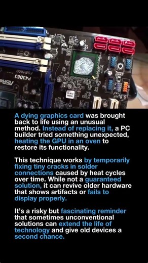 He Fixed a Dead GPU… Using an Oven