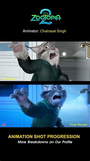 Zootopia 2 Animation Shot Progression🎬 Animator: Chatrasal Singh #zotopa2 #shotprogression #3danimation #3danimationinternships | 3D Animation Internships
