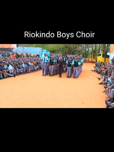 Riokindo Boys Highschool Choir Live Performance