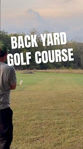 Building Our Own Backyard Golf Hole at the Lake ⛳️ (It Actually Works!)