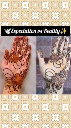 Teri Ore Song Mehndi Design – Expectation vs Reality Shorts