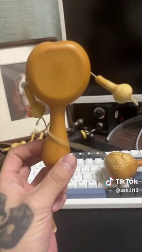 Rattle drum gourd #fyp #cute #gourd #handicraft #funny