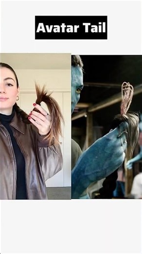 POV: Your Hair Becomes an Avatar Tail #AvatarBraid #AvatarHair #avatarworld #haircare