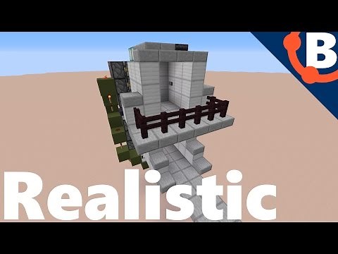 Compact Realistic Elevator in Minecraft!! [Survival] | Tutorial 1.11.2