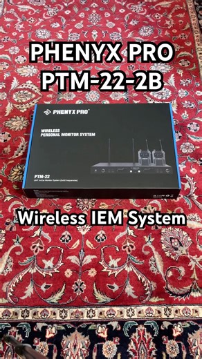 UNBOXING: Phenyx Pro PTM-22-2B Wireless In-Ear Monitor System