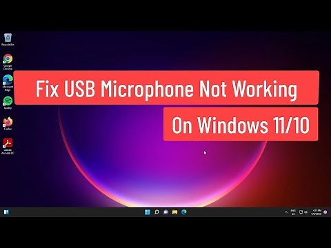 Fix USB Microphone Not Working On Windows 11/10