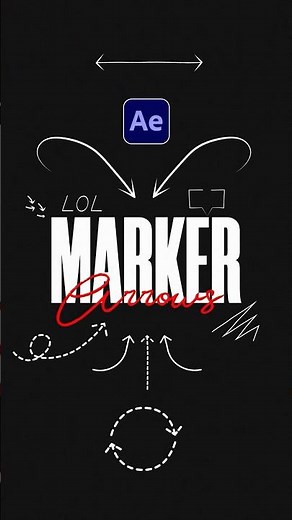 Create Handdrawn Arrow Markers in After Effects