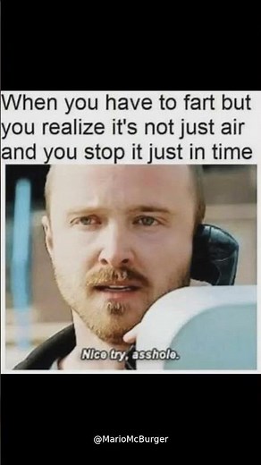 That Moment You *Almost* Shart | Relatable Meme 😂 [pgj82o8yqf1g1.jpeg]