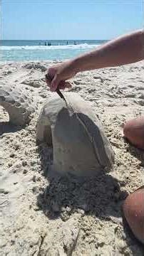 Sand Serpent 201 class! #asmr #sand #sandcastle #sandsculpture