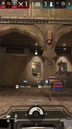 Enemy: hiding behind cover. Reffy: ‘I can smell you