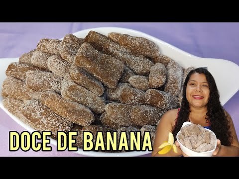 Como fazer bananinha (nego bom) um doce de banana delicioso e fácil| Vanuza Santos