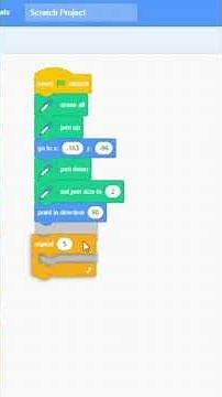 Drawing Pentagon Shape In Scratch