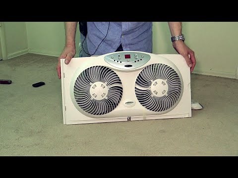 Bionaire Twin Reversible Airflow Window Fan.