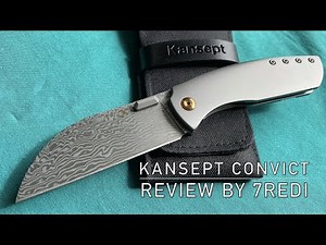 Kansept Convict by Sheepdog Knives Review - Impressive Premium Sheepsfoot EDC!