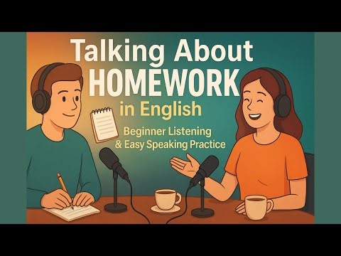Homework in English | Beginner Listening (A1–A2) + Simple Speaking Tips