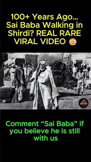 100+ Years Ago Sai Baba Shirdi Era 😳🙏 | Rare Old India History #shorts