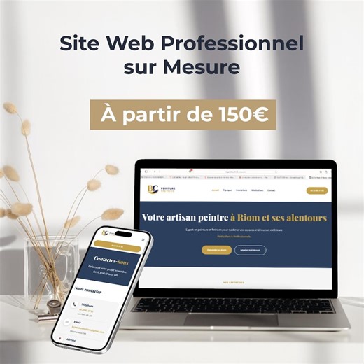 Site Web Professionnel sur Mesure | One Page HTML Responsive | Site Vitrine Entreprise Commerce | Création Site Internet Personnalisé - Etsy.de