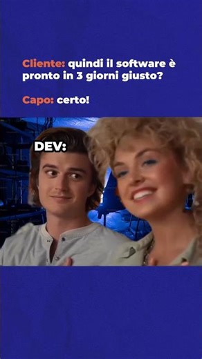 Software pronto in 3 giorni