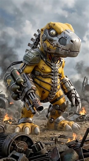 IF EVOLUTION｜If Agumon was turned into a bio-weapon…#digimon #agumon #anime #數碼寶貝