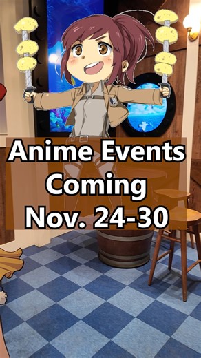 𝙎𝙤𝙘𝙖𝙡 𝘼𝙣𝙞𝙢𝙚 𝙀𝙫𝙚𝙣𝙩𝙨 on Instagram: "Anime Events Coming to Southern California Nov. 24th to 30th! 📌 Los Angeles - Orange County - San Bernardino 1.) Cardfight! Vanguard X @round1usa 2.) Nikki World Play @infinitynikki_en 3.) Steins gate Pop up @animate_usa 4.) Mecha Model Kit Build Meetup @backlogmechaclub 5.) Isekai World Market Black Friday @isekaiworldmarket 6.) Chainsaw Man Cupsleeve Event @shoujosweets #animefyp #animeevents #anime #cosplay"