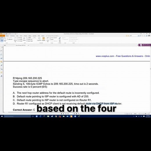 09 Ping Failure Next Hop Configuration
