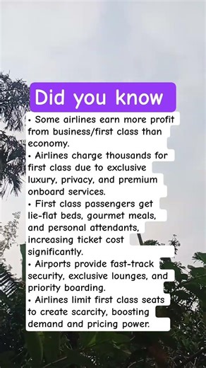 The Truth About First-Class Flights