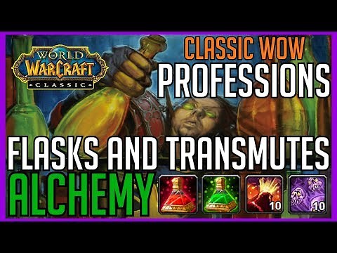 Classic Vanilla WoW Professions: Flasks and Transmutes Alchemy Guide World of Warcraft