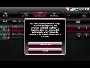 MobiTV's DRM-protected Download & Store feature