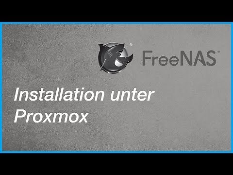 Proxmox FreeNAS Setup - Tutorial deutsch