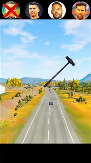 The Football Car 🚖#beamng #crashdrive #football #beamngdrive