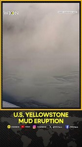Muddy Eruption at Yellowstone’s Black Diamond Pool Captured | WION Shorts