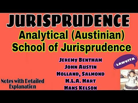 Jurisprudence lecture- Analytical/Austinian School of Jurisprudence full lecture with notes