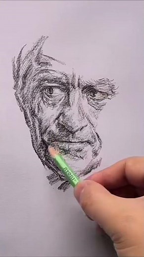 Capturing Character: Elderly Portrait Sketch | Step-by-Step Drawing Tutorial