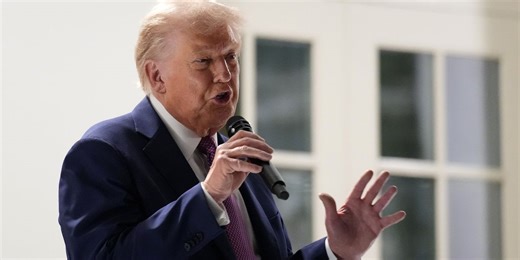 Trump can’t stop rambling about grass