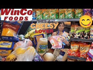 WINCO GROCERY HAUL 🛒🍕 If It’s NOT Healthy… I Definitely Bought It 😂