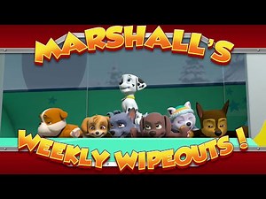 Marshall's Weekly Wipeouts! (Season 4 - Pups Save A Wild Ride)