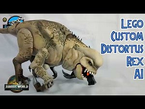 LEGO CUSTOM JURASSIC WORLD REBIRTH DISTORTUS REX ДИСТОРТУС РЕКС 扭曲霸王龍 ดี-เร็กซ์ D-レックス