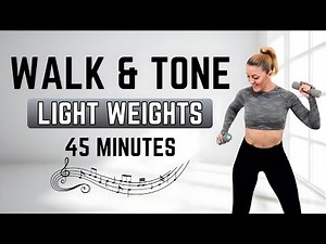 🔥45 MIN ARM SCULPTING WALKING WORKOUT🔥LOSE ARM FAT & TONE YOUR ARMS🔥KNEE FRIENDLY🔥NO JUMPING🔥