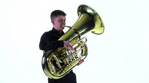 Man Plays On Tuba Melody White Stock Footage Video (100% Royalty-free) 27873769 | Shutterstock