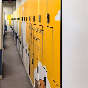 [Hot Item] Debo Customized Printing Fire and Moisture Resistant Large Commercial Lockers