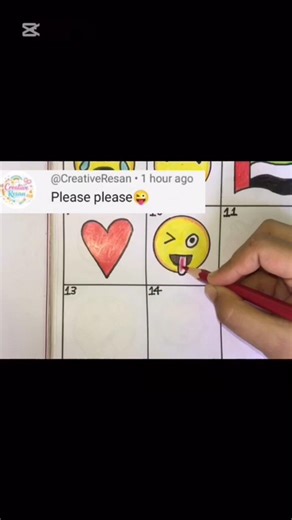 Easy Step-by-Step Emoji Drawing: Winking Face with Tongue 😜 #art #heartemoji #drawingtutorial #pain