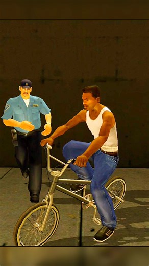 GTA San Andreas Cj Cycles Riding 🤣😂😁 #funny #gtasanandreas #cycling #gtaonline #shortvideo #gaming