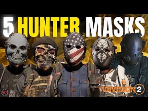 Division 2 How to get 5 Secret Hunter Masks in Unique Locations!