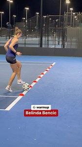 487K views · 2.6K reactions | ⚽️ warmup for @belindabencic 聾 with her trainer @hromec3 ️ #tennisplayer #belindabencic  @feisty.sofia.kenin | Functional Tennis | Facebook