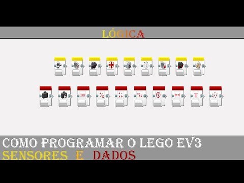 Como programar no Lego EV3 #3 - Blocos de Sensor e Dados (lógica)