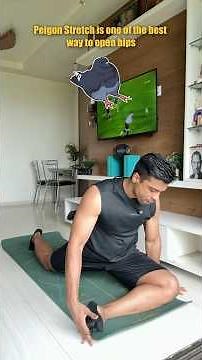 Peigon Stretch Progression To Open Up Stiff Hips & Back