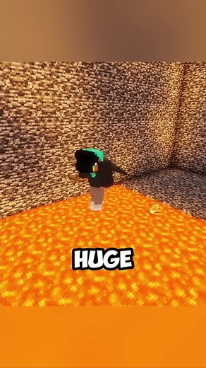 the lava passage spans over 50 blocks in length... #minecraft #escaperoom #prison