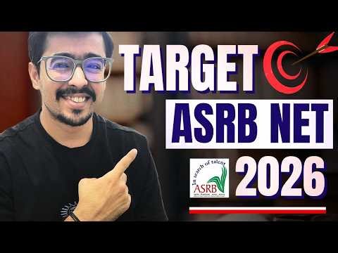 How to Crack ASRB NET 2026 | Complete Strategy, Study Plan & Tips