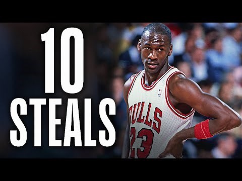 Michael Jordan's Got 10 Steals In One Game!
